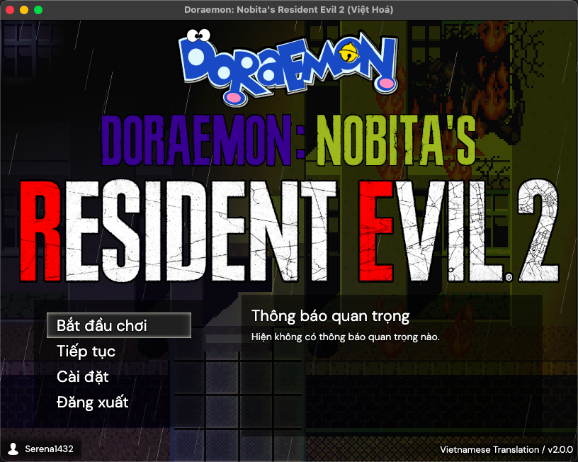 Doraemon: Nobita's Resident Evil 2 (Việt Hoá)